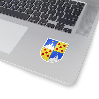 Blason Es famille Akuza Biscaye (Spain) (Coat of Arms) STICKER Vinyl Kiss-Cut Decal - The Sticker Space