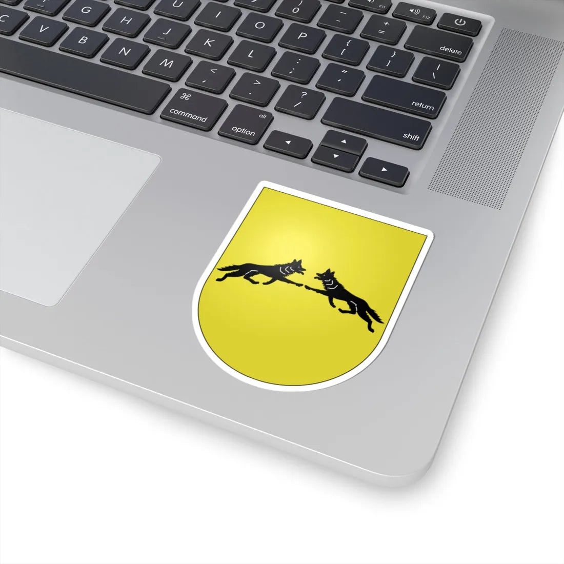 Blason Es famille Albistrig Navarre (Spain) (Coat of Arms) STICKER Vinyl Kiss-Cut Decal - The Sticker Space