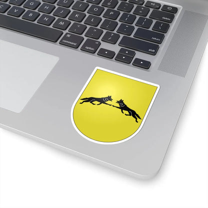 Blason Es famille Albistrig Navarre (Spain) (Coat of Arms) STICKER Vinyl Kiss-Cut Decal - The Sticker Space