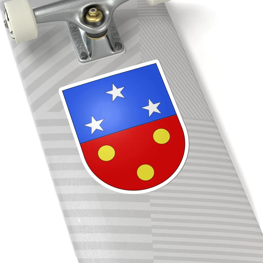 Blason Es famille Alcibar maison dAzpeitia (Spain) (Coat of Arms) STICKER Vinyl Kiss-Cut Decal - The Sticker Space