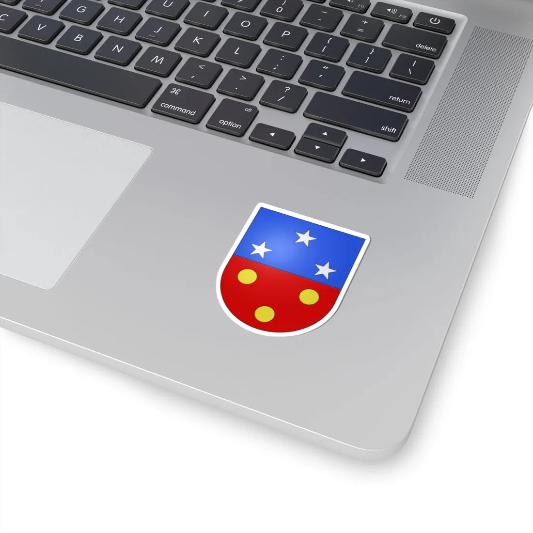 Blason Es famille Alcibar maison dAzpeitia (Spain) (Coat of Arms) STICKER Vinyl Kiss-Cut Decal - The Sticker Space