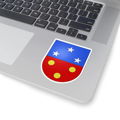 Blason Es famille Alcibar maison dAzpeitia (Spain) (Coat of Arms) STICKER Vinyl Kiss-Cut Decal - The Sticker Space