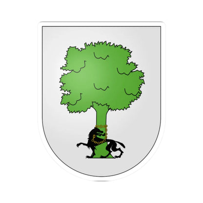 Blason Es famille Alcine Basse-Navarre (Spain) (Coat of Arms) STICKER Vinyl Kiss-Cut Decal 2 Inch White - The Sticker Space