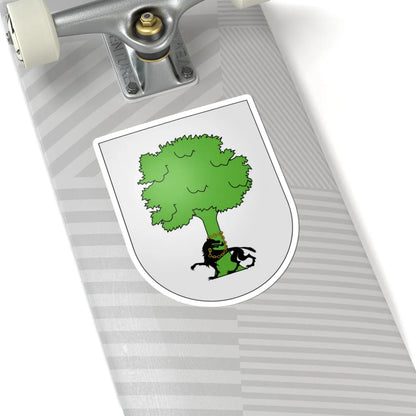 Blason Es famille Alcine Basse-Navarre (Spain) (Coat of Arms) STICKER Vinyl Kiss-Cut Decal - The Sticker Space