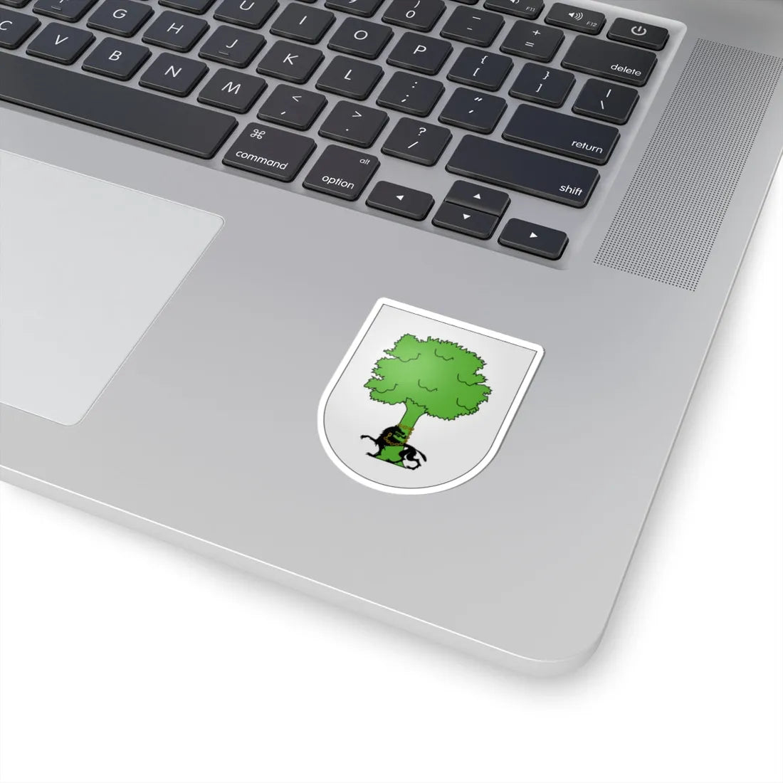 Blason Es famille Alcine Basse-Navarre (Spain) (Coat of Arms) STICKER Vinyl Kiss-Cut Decal - The Sticker Space