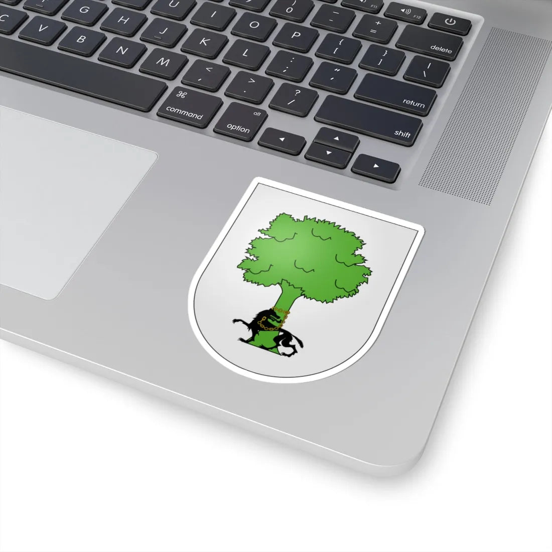 Blason Es famille Alcine Basse-Navarre (Spain) (Coat of Arms) STICKER Vinyl Kiss-Cut Decal - The Sticker Space