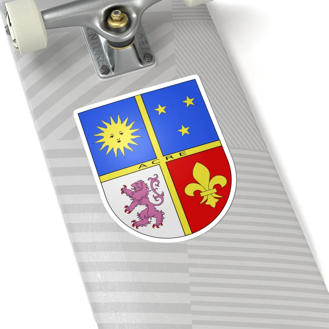 Blason Es famille Aldepedrete Navarre (Spain) (Coat of Arms) STICKER Vinyl Kiss-Cut Decal - The Sticker Space