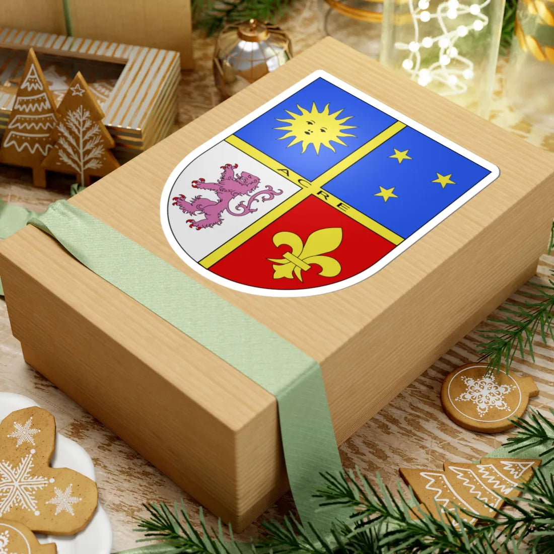 Blason Es famille Aldepedrete Navarre (Spain) (Coat of Arms) STICKER Vinyl Kiss-Cut Decal - The Sticker Space