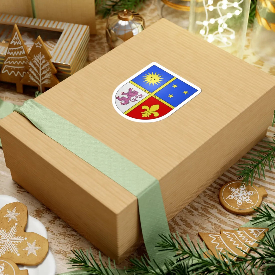 Blason Es famille Aldepedrete Navarre (Spain) (Coat of Arms) STICKER Vinyl Kiss-Cut Decal - The Sticker Space