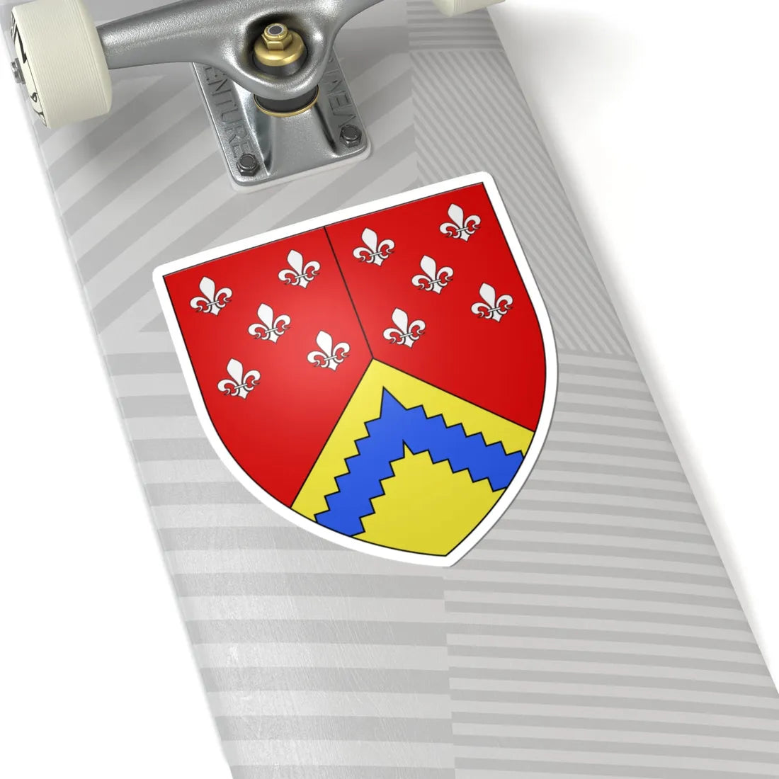 Blason Es famille Aldude Basse-Navarre (Spain) (Coat of Arms) STICKER Vinyl Kiss-Cut Decal - The Sticker Space