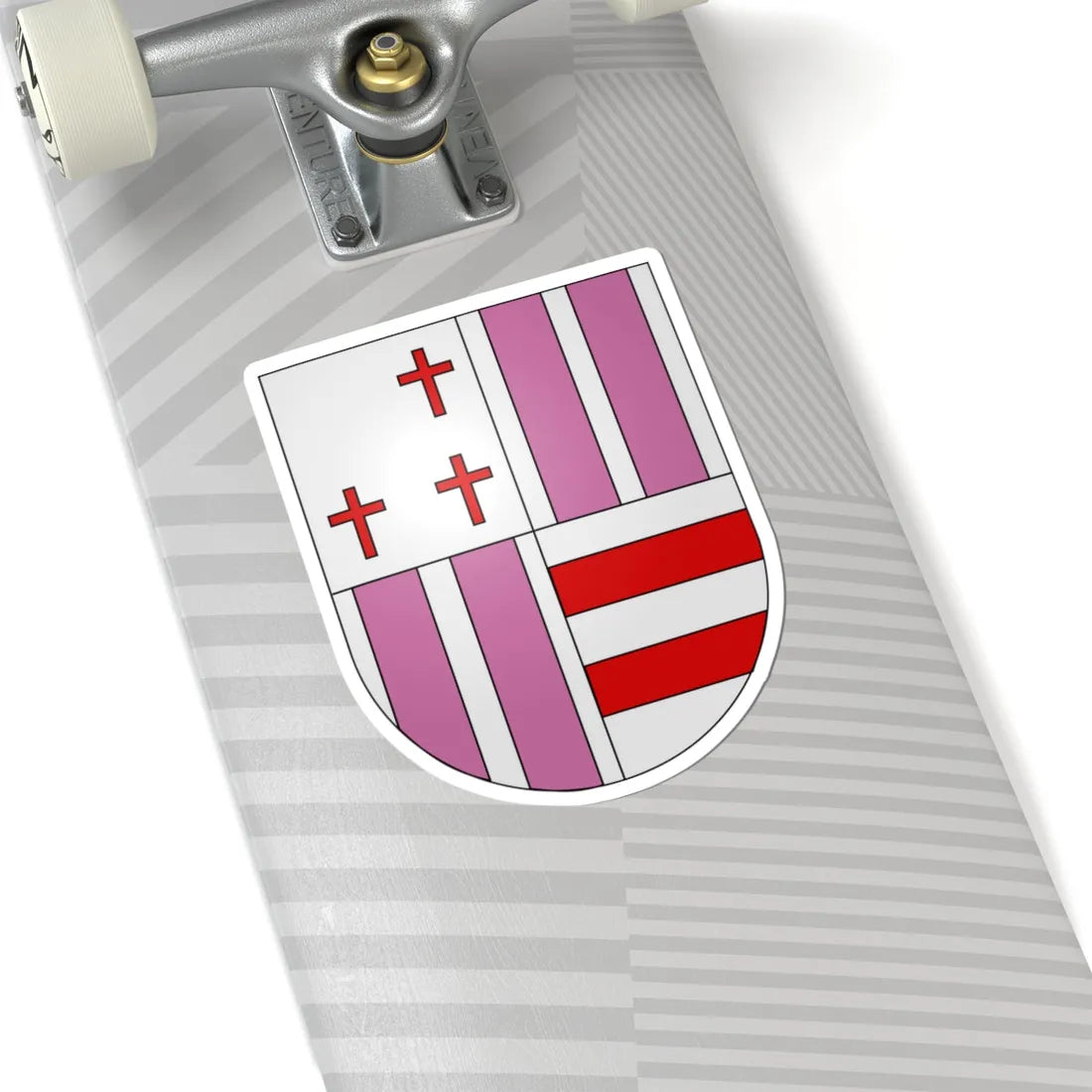 Blason Es famille Almoravid Navarre (Spain) (Coat of Arms) STICKER Vinyl Kiss-Cut Decal - The Sticker Space