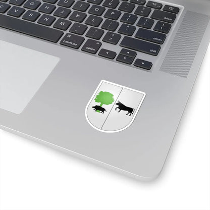 Blason Es famille Amazada Cinco Villas (Spain) (Coat of Arms) STICKER Vinyl Kiss-Cut Decal - The Sticker Space