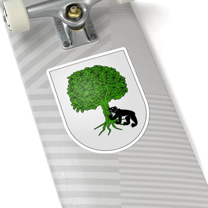 Blason Es famille Amorena Baztan (Spain) (Coat of Arms) STICKER Vinyl Kiss-Cut Decal - The Sticker Space