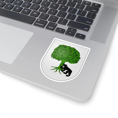 Blason Es famille Amorena Baztan (Spain) (Coat of Arms) STICKER Vinyl Kiss-Cut Decal - The Sticker Space