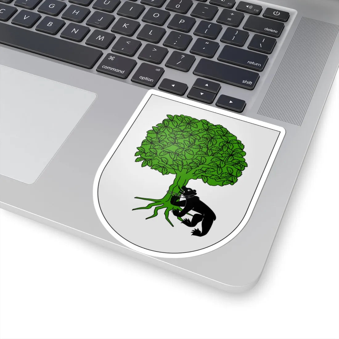 Blason Es famille Amorena Baztan (Spain) (Coat of Arms) STICKER Vinyl Kiss-Cut Decal - The Sticker Space