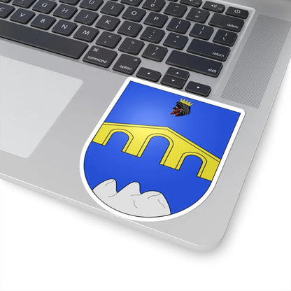 Blason Es famille Anaut Roncal (Spain) (Coat of Arms) STICKER Vinyl Kiss-Cut Decal - The Sticker Space