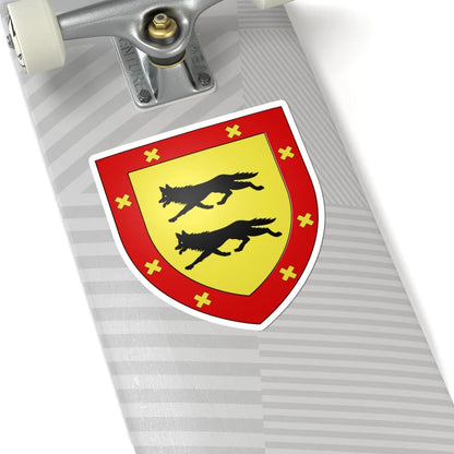 Blason Es famille Apat Basse-Navarre (Spain) (Coat of Arms) STICKER Vinyl Kiss-Cut Decal - The Sticker Space