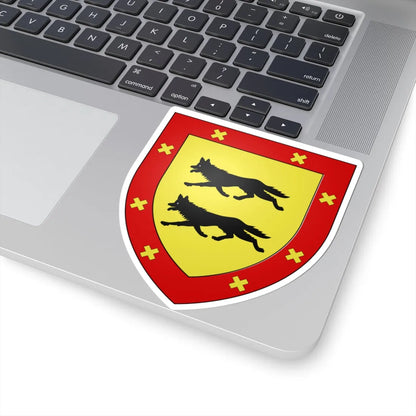 Blason Es famille Apat Basse-Navarre (Spain) (Coat of Arms) STICKER Vinyl Kiss-Cut Decal - The Sticker Space