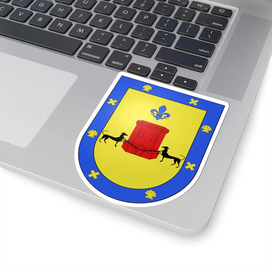 Blason Es famille Aragorry-d-Iranda Guipuscoa (Spain) (Coat of Arms) STICKER Vinyl Kiss-Cut Decal - The Sticker Space