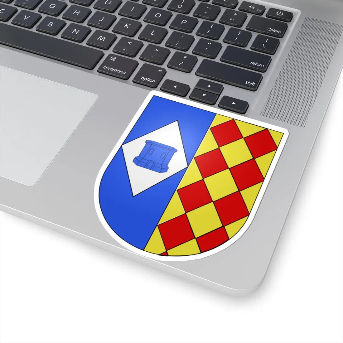 Blason Es famille Aramburu Irun (Spain) (Coat of Arms) STICKER Vinyl Kiss-Cut Decal - The Sticker Space