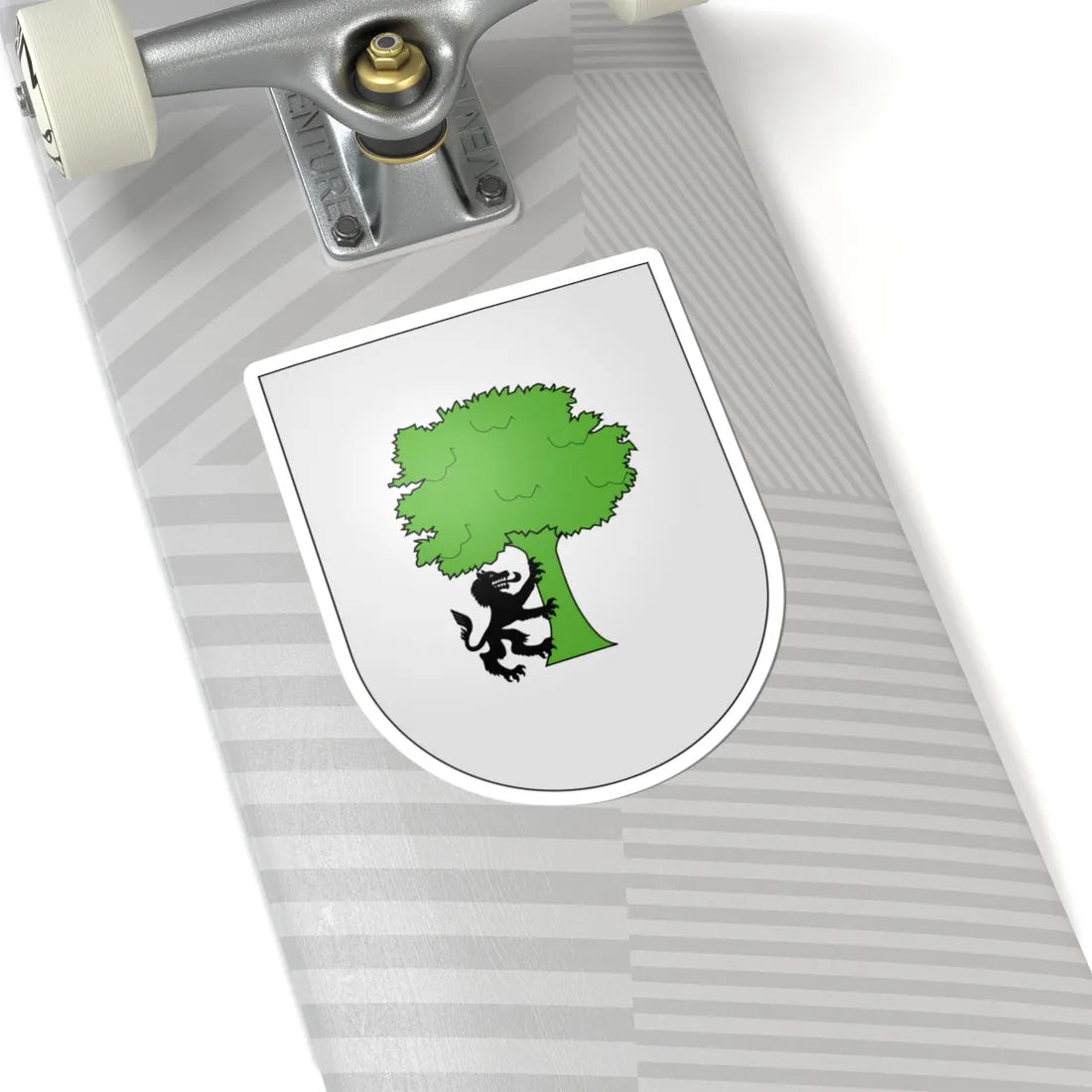 Blason Es famille Aranalde Navarre (Spain) (Coat of Arms) STICKER Vinyl Kiss-Cut Decal - The Sticker Space