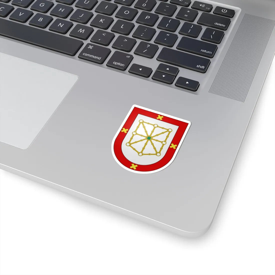 Blason Es famille Arlegui Navarre (Spain) (Coat of Arms) STICKER Vinyl Kiss-Cut Decal - The Sticker Space