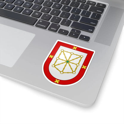 Blason Es famille Arlegui Navarre (Spain) (Coat of Arms) STICKER Vinyl Kiss-Cut Decal - The Sticker Space