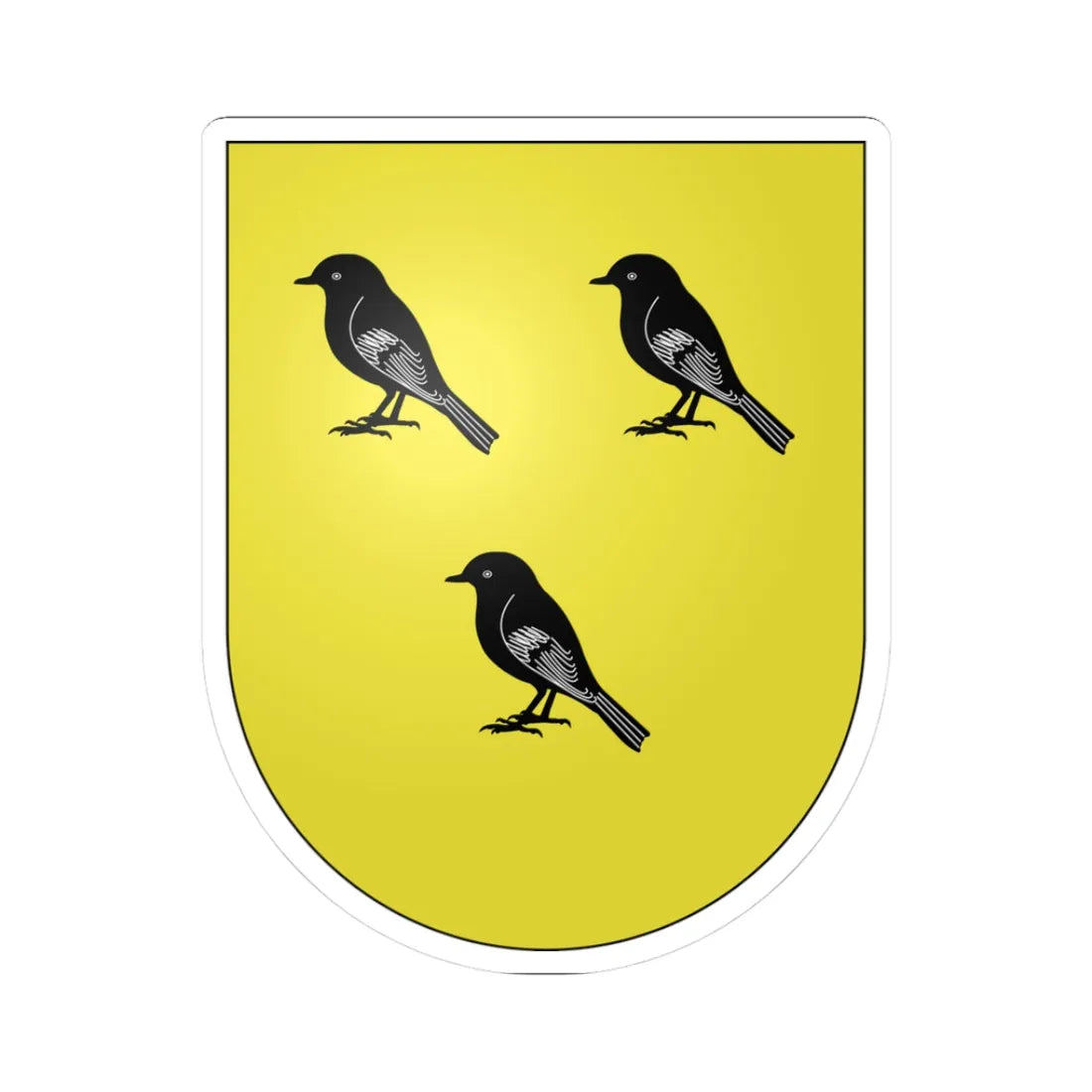 Blason Es famille Arraz Irun (Spain) (Coat of Arms) STICKER Vinyl Kiss-Cut Decal 3 Inch White - The Sticker Space