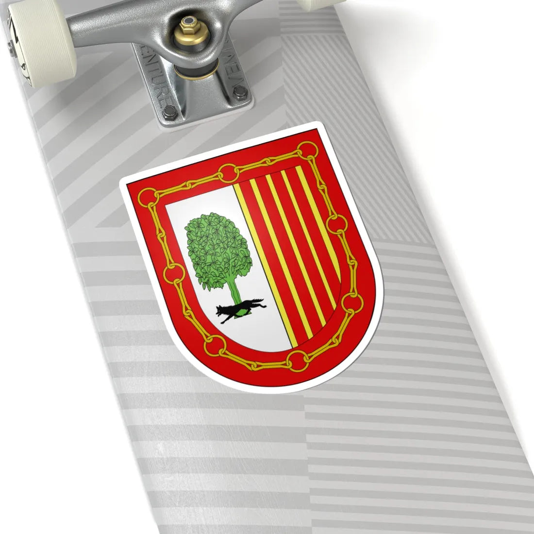 Blason Es famille Arregui Navarre (Spain) (Coat of Arms) STICKER Vinyl Kiss-Cut Decal - The Sticker Space