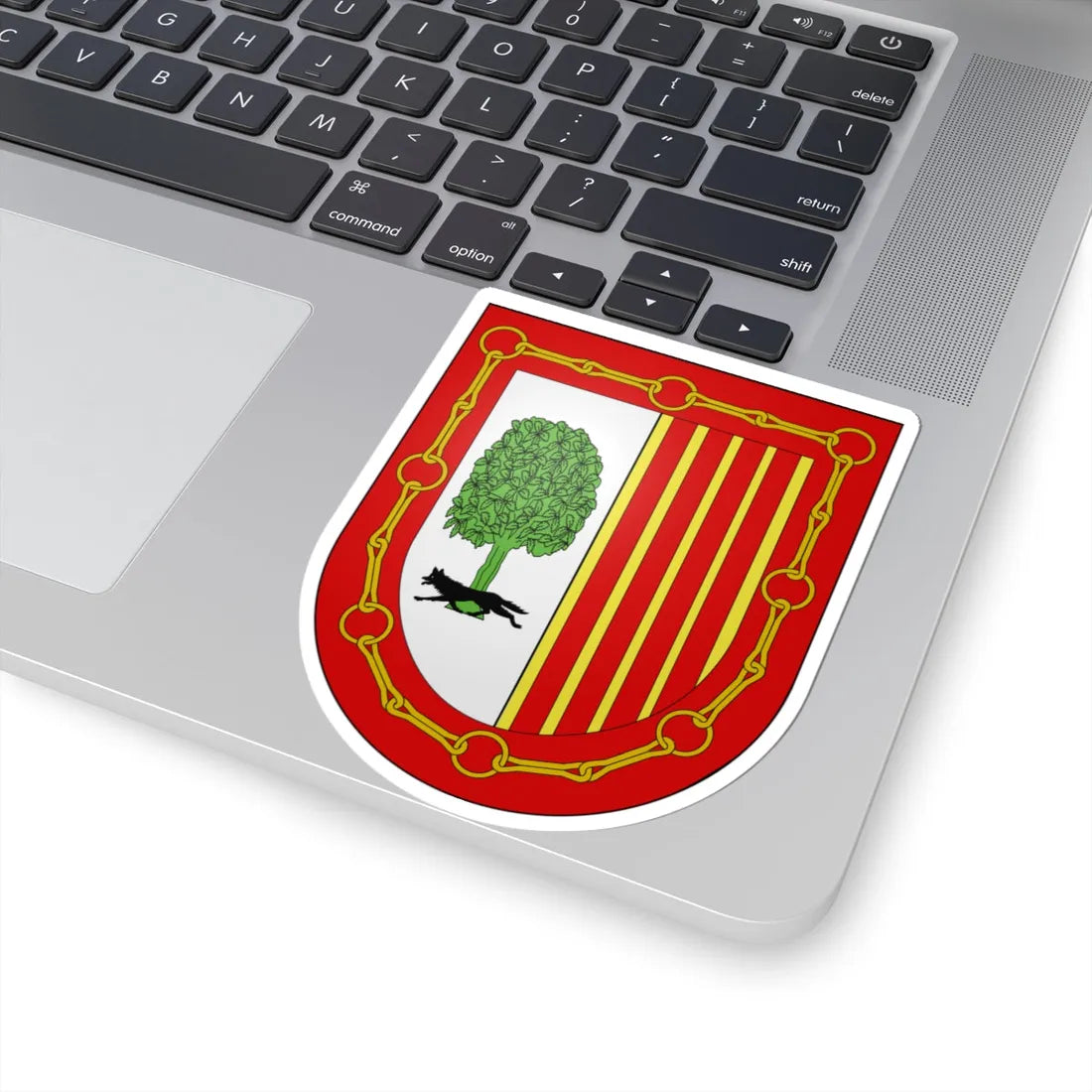 Blason Es famille Arregui Navarre (Spain) (Coat of Arms) STICKER Vinyl Kiss-Cut Decal - The Sticker Space