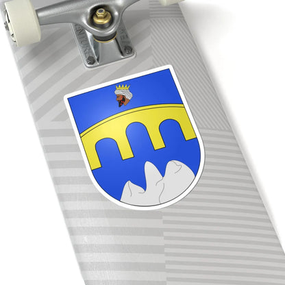 Blason Es famille Arregui Roncal (Spain) (Coat of Arms) STICKER Vinyl Kiss-Cut Decal - The Sticker Space