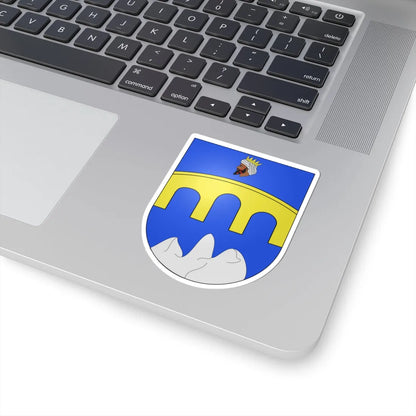 Blason Es famille Arregui Roncal (Spain) (Coat of Arms) STICKER Vinyl Kiss-Cut Decal - The Sticker Space