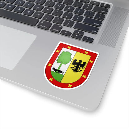 Blason Es famille Atxabal Biscaye (Spain) (Coat of Arms) STICKER Vinyl Kiss-Cut Decal - The Sticker Space