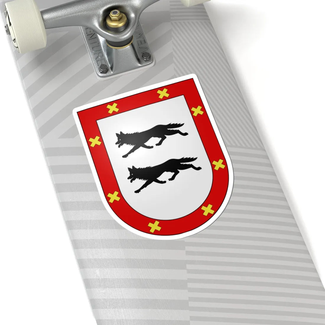 Blason Es famille Ayala Alava (Spain) (Coat of Arms) STICKER Vinyl Kiss-Cut Decal - The Sticker Space