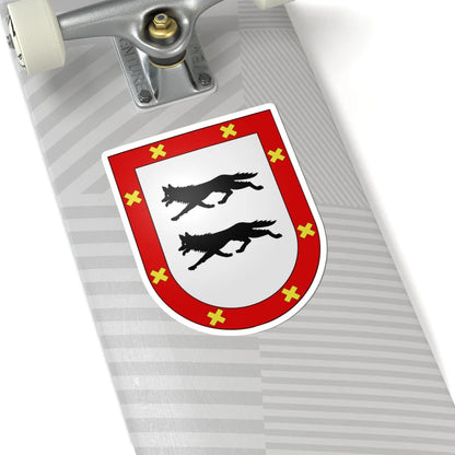 Blason Es famille Ayala Alava (Spain) (Coat of Arms) STICKER Vinyl Kiss-Cut Decal - The Sticker Space