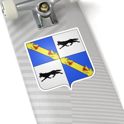 Blason Es famille Ayalde Guipuscoa (Spain) (Coat of Arms) STICKER Vinyl Kiss-Cut Decal - The Sticker Space