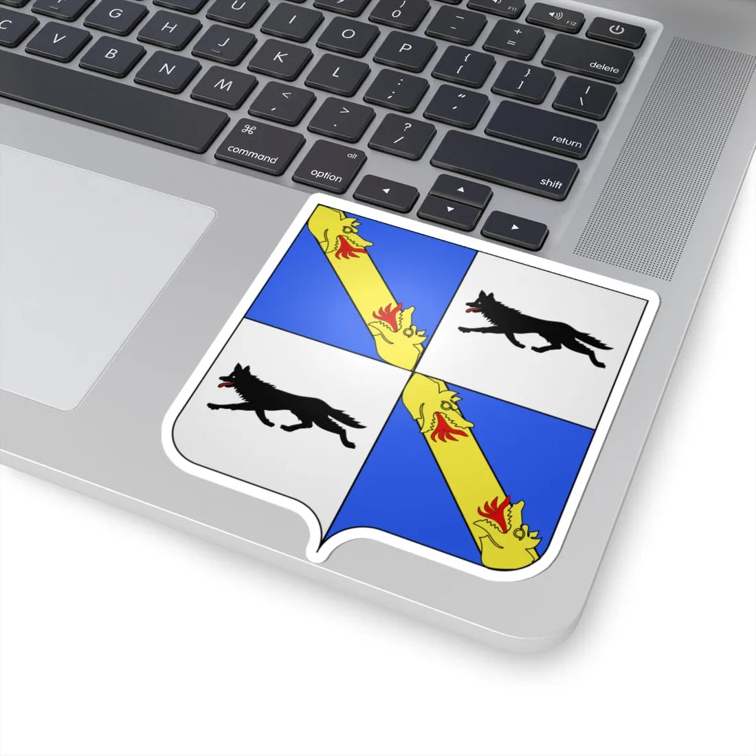 Blason Es famille Ayalde Guipuscoa (Spain) (Coat of Arms) STICKER Vinyl Kiss-Cut Decal - The Sticker Space
