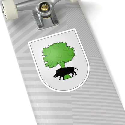 Blason Es famille Ayaldeburu Guipuscoa (Spain) (Coat of Arms) STICKER Vinyl Kiss-Cut Decal - The Sticker Space