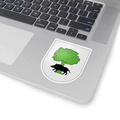 Blason Es famille Ayaldeburu Guipuscoa (Spain) (Coat of Arms) STICKER Vinyl Kiss-Cut Decal - The Sticker Space