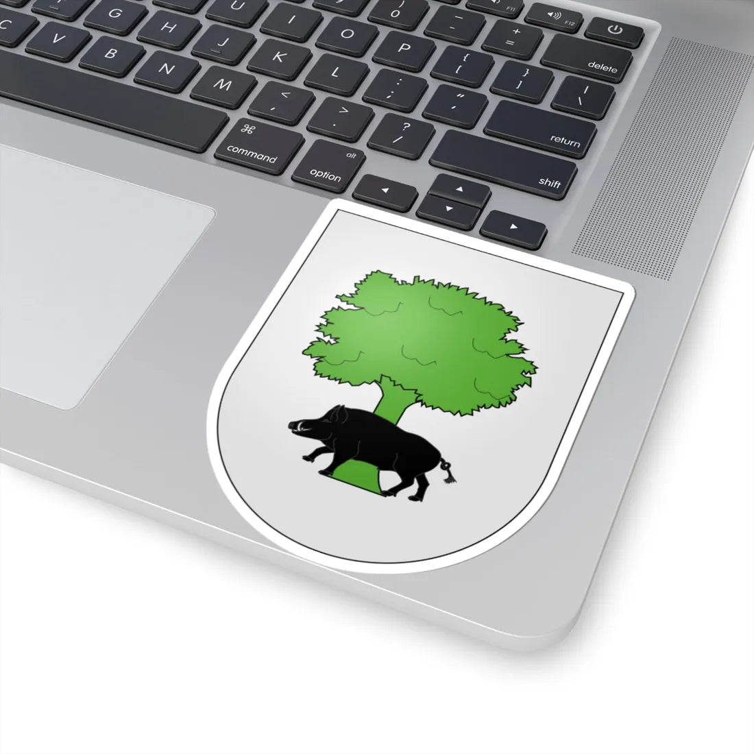 Blason Es famille Ayaldeburu Guipuscoa (Spain) (Coat of Arms) STICKER Vinyl Kiss-Cut Decal - The Sticker Space