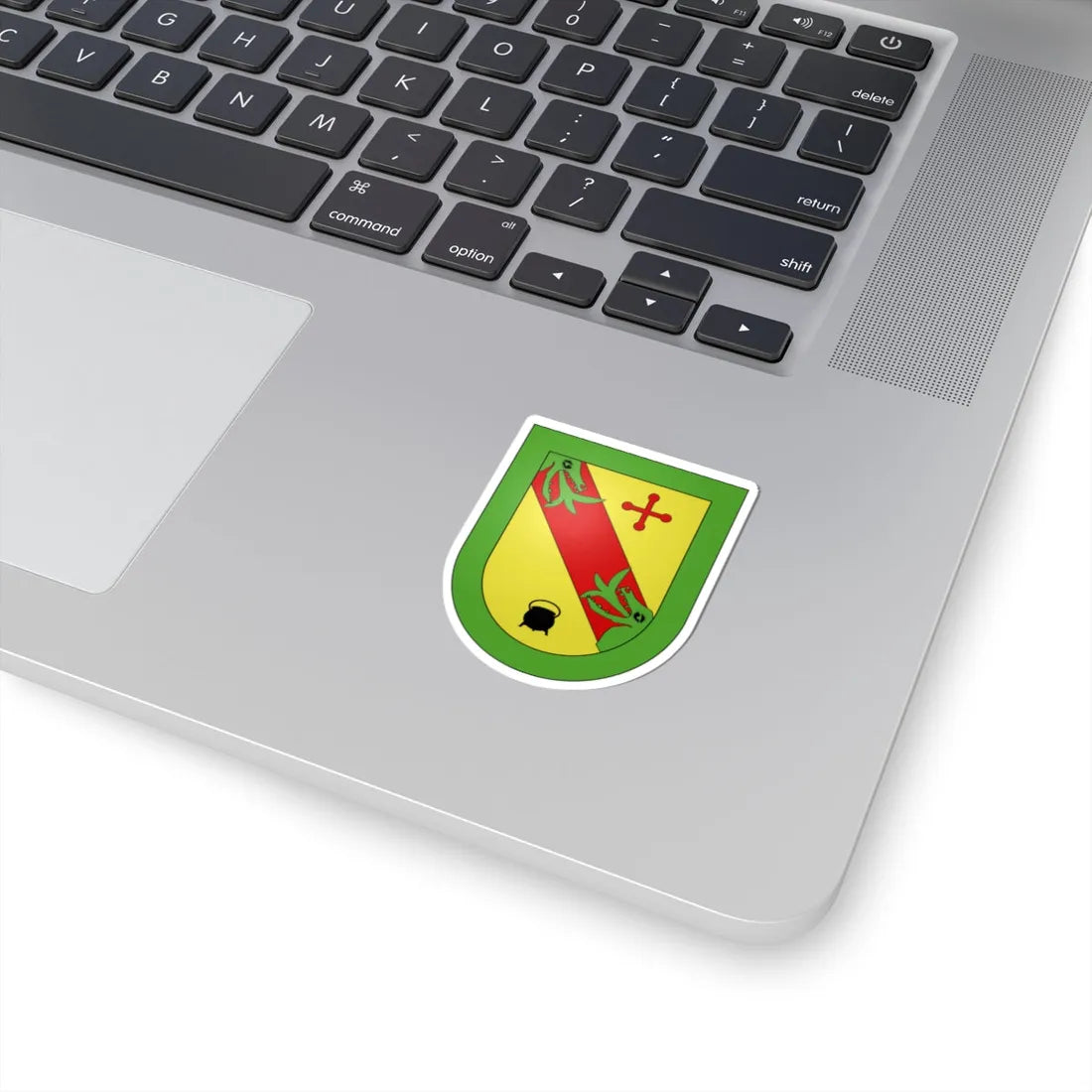 Blason Es famille Azenar Navarre (Spain) (Coat of Arms) STICKER Vinyl Kiss-Cut Decal - The Sticker Space