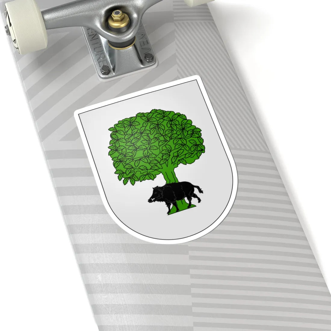 Blason Es famille Bagalde Irun (Spain) (Coat of Arms) STICKER Vinyl Kiss-Cut Decal - The Sticker Space