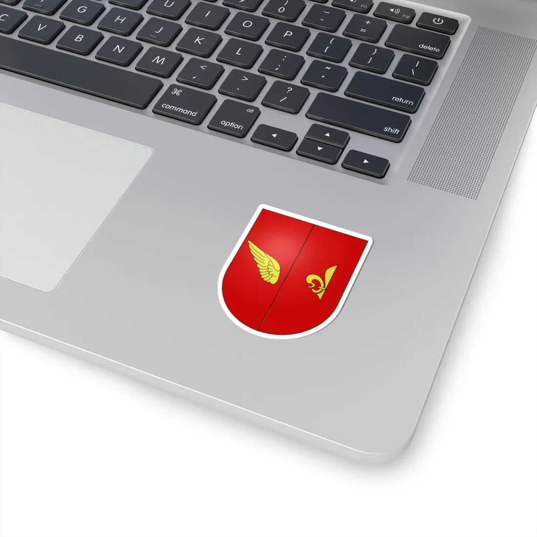 Blason Es famille Baldaura Navarre (Spain) (Coat of Arms) STICKER Vinyl Kiss-Cut Decal - The Sticker Space
