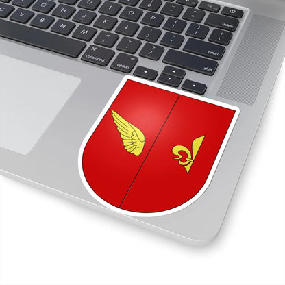 Blason Es famille Baldaura Navarre (Spain) (Coat of Arms) STICKER Vinyl Kiss-Cut Decal - The Sticker Space