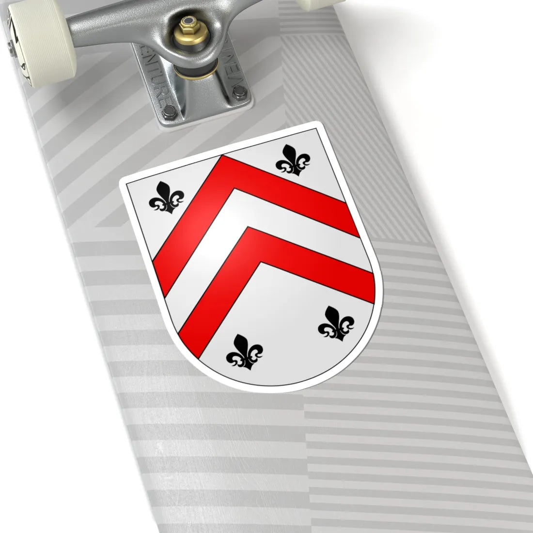 Blason Es famille Bamber Biscaye (Spain) (Coat of Arms) STICKER Vinyl Kiss-Cut Decal - The Sticker Space