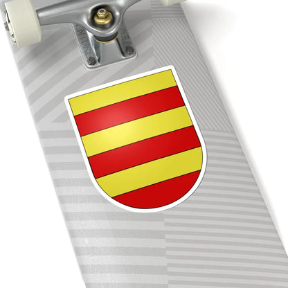Blason Es famille Baquedano Navarre (Spain) (Coat of Arms) STICKER Vinyl Kiss-Cut Decal - The Sticker Space