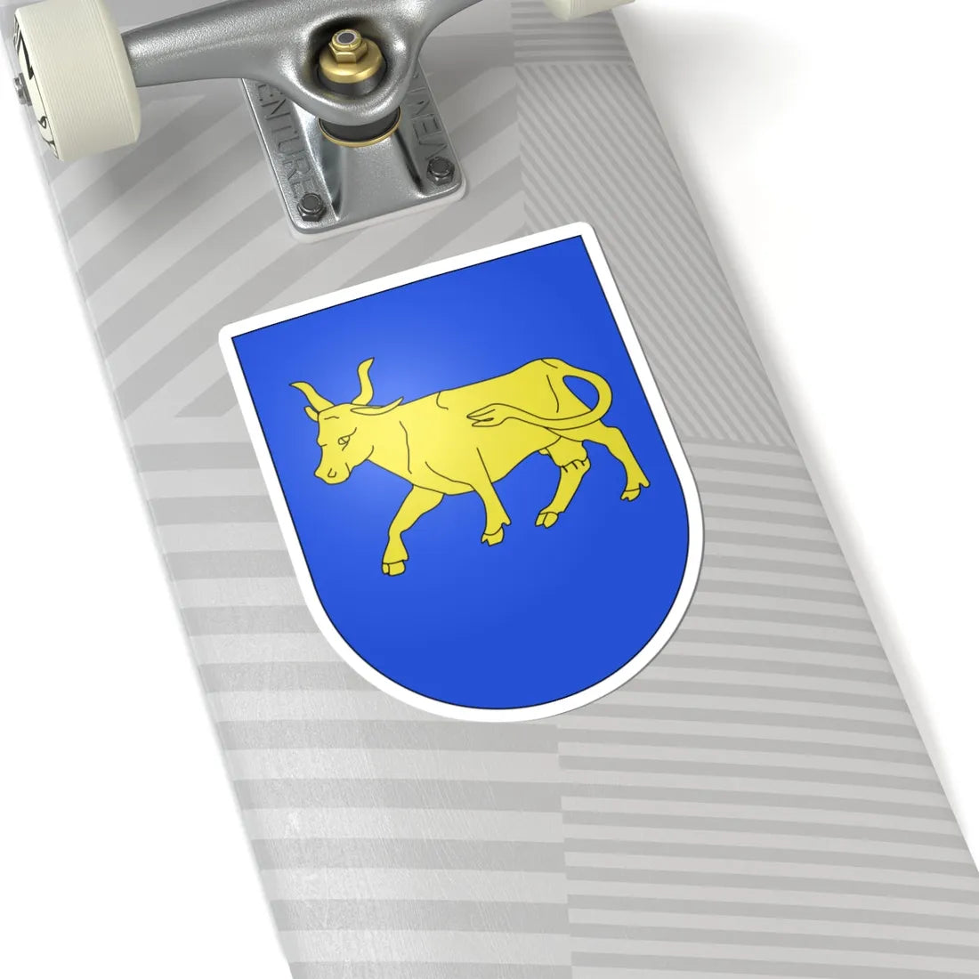 Blason Es famille Baquero Biscaye (Spain) (Coat of Arms) STICKER Vinyl Kiss-Cut Decal - The Sticker Space