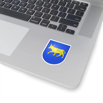 Blason Es famille Baquero Biscaye (Spain) (Coat of Arms) STICKER Vinyl Kiss-Cut Decal - The Sticker Space