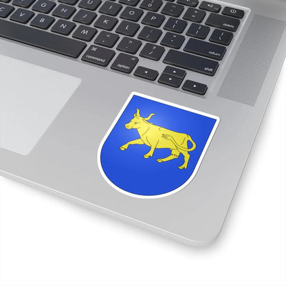 Blason Es famille Baquero Biscaye (Spain) (Coat of Arms) STICKER Vinyl Kiss-Cut Decal - The Sticker Space