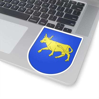 Blason Es famille Baquero Biscaye (Spain) (Coat of Arms) STICKER Vinyl Kiss-Cut Decal - The Sticker Space